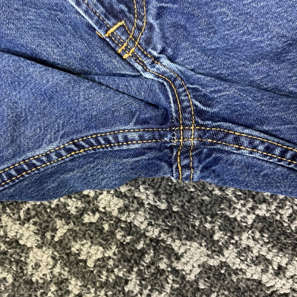 Old Navy Straight Jeans Mens 32x30 Blue Dark Wash Cotton Classic Denim Pants - Picture 8 of 12